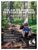 Cover of publication showing a young child sitting in a forest